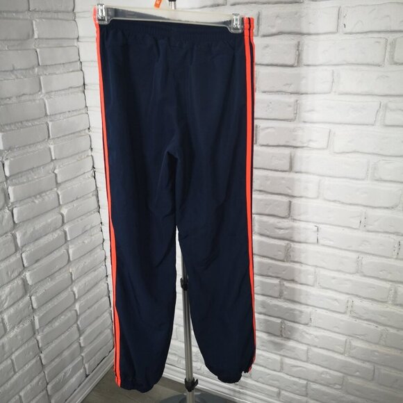 Adidas Predator Youth's Size Medium Navy & Orange Lined Pull On Track Pants - Picture 2 of 16